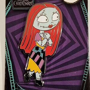 Disney Monogram Nightmare Before Christmas Sally Stitches Enamel Pin NEW